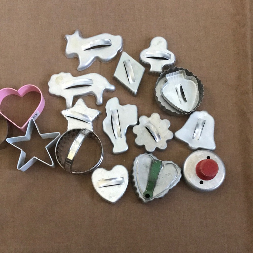 Assorted Metal Cookie Cutters